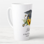 Tasse Latte On Est TOMBÉS ! DIPLÔME Cadeau Abeilles personnali (Angle gauche)