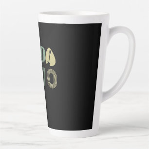 Tasse Latte Onglet de guitare guitariste 1970 Anniversaire gui