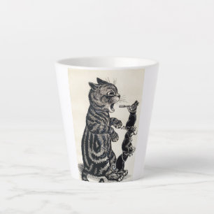 Tasse Latte Open Wide by Louis Wain