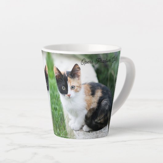 Tasse Latte Opera Phantom Chat (Angle droit)