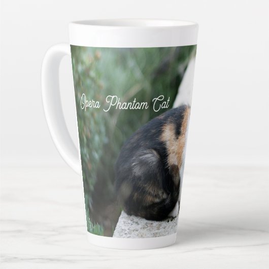 Tasse Latte Opera Phantom Chat (Angle gauche)