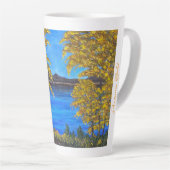 Tasse Latte Or d'automne (Angle droit)