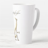 Tasse Latte Or élégant (Angle droit)