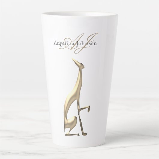 Tasse Latte Or élégant (Devant)