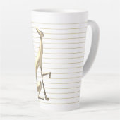 Tasse Latte Or moderne (Angle droit)