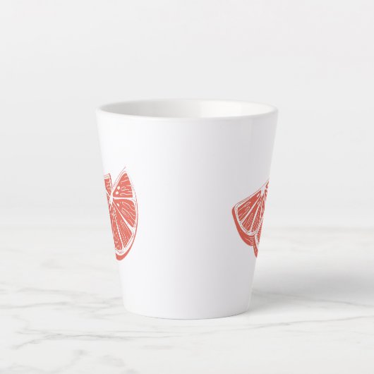 Tasse Latte Orange (Devant)