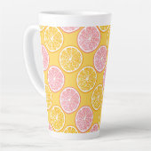 Tasse Latte Orange Summer Mustard (Angle gauche)