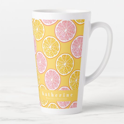 Tasse Latte Orange Summer Mustard (Droite)