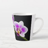 Tasse Latte Orchidée blanche et violette (Droite)