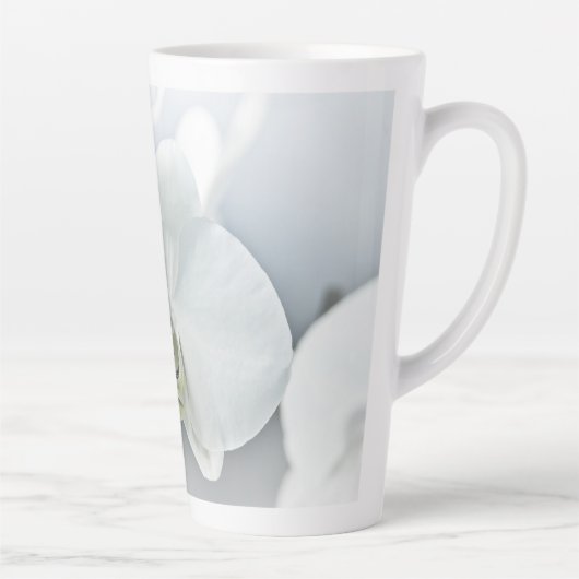 Tasse Latte Orchidée blanche Phaleonopsis (Droite)