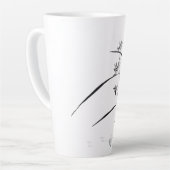 Tasse Latte Orchidée Noble (Angle gauche)