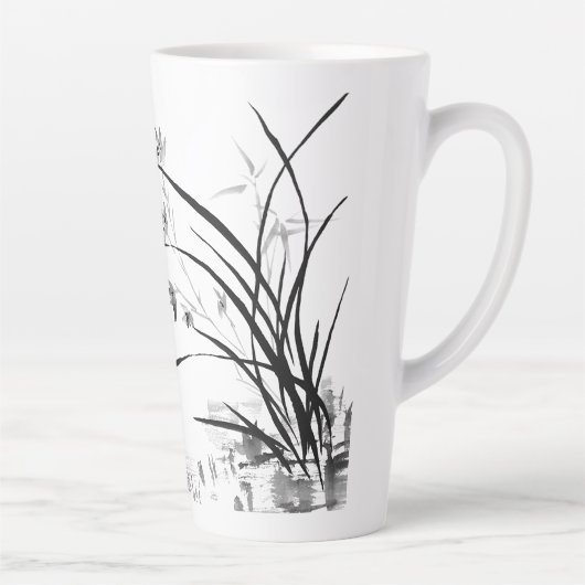 Tasse Latte Orchidée Noble (Droite)