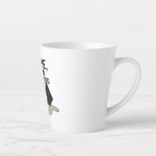 Tasse Latte Ordinateur chat me faire confiance Je travaille su