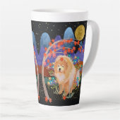 Tasse Latte ORIGAMI AUTOMNE Chow conception de l'enveloppe (Angle droit)