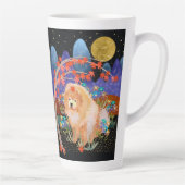 Tasse Latte ORIGAMI AUTOMNE Chow conception de l'enveloppe (Droite)