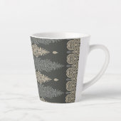 Tasse Latte Ornamental Traditional Paisley design (Droite)