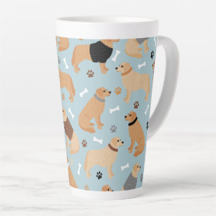 Tasse Latte Os et pattes d'or