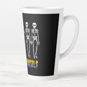 Tasse Latte Osez Être Vous Halloween Dabbing Skeleton Pop