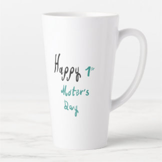 Tasse Latte Osito felicita por 1 día de la madre