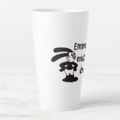 Tasse Latte Oswald Craint : La Crise Existentielle (Devant)