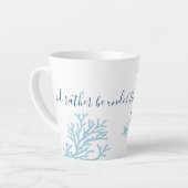 Tasse Latte Otopus bleu aquarelle (Angle gauche)