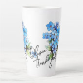 Tasse Latte Oubliez-moi, pas "Merci !" Slogan et nom modifiabl (Devant)