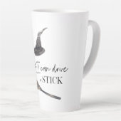 Tasse Latte Oui Je Peux Conduire Un Plaisir À Bâtons | Bonne H (Angle droit)