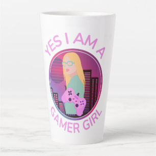 TASSE LATTE OUI JE SUIS UNE FILLE GAMER
