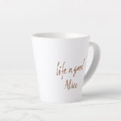 Tasse Latte OUI VOUS POUVEZ Sticker Motivational pour la posit (Angle droit)