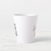 Tasse Latte OUI VOUS POUVEZ Sticker Motivational pour la posit (Devant)