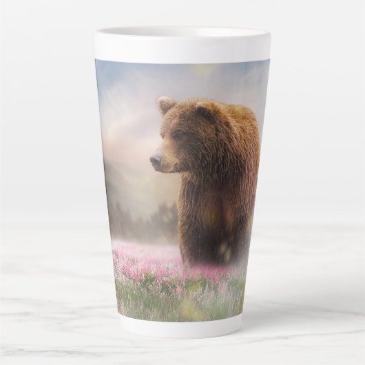 Tasse Latte Ours 17 oz (Devant)