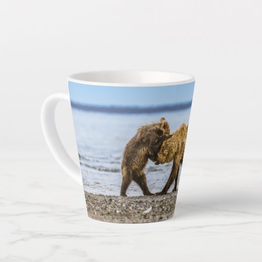 Tasse Latte Ours brun côtier (Angle gauche)