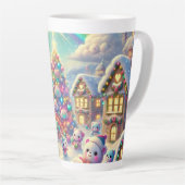 Tasse Latte ours de noël (Angle droit)