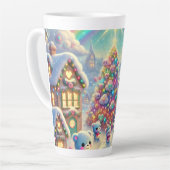 Tasse Latte ours de noël (Angle gauche)