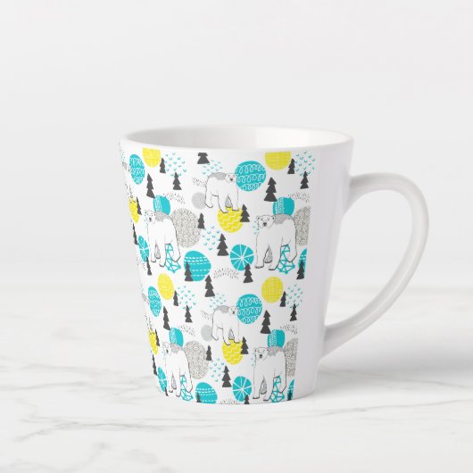Tasse Latte Ours polaire (Droite)