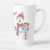 Tasse Latte Ours polaire et latte de Snowman (Droite)