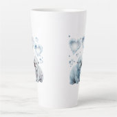 Tasse Latte Ours polaires mignons (Devant)