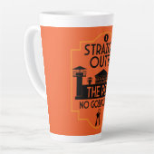 Tasse Latte Out Of Jail Prison Release Gift Two-Tone Coffee Mu (Angle gauche)