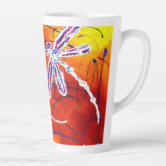 Tasse Latte Outback Dragonfly Dance (Droite)
