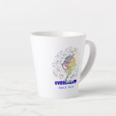 Tasse Latte Overloaded Robot Send Help Funny Tech Anxiety (Angle droit)