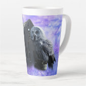 Tasse Latte Owl Barn Shed (Angle droit)