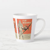 Tasse Latte P-39 Airacobra (Droite)
