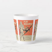 Tasse Latte P-39 Airacobra (Devant)