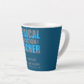 Tasse Latte P E Enseignant Comme un enseignant normal mais gla (Angle droit)