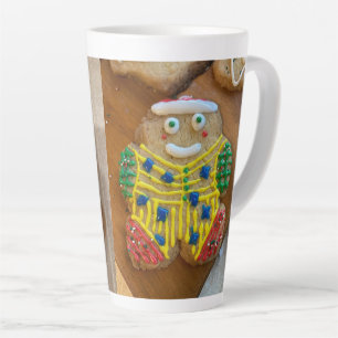 Tasse Latte Pain d'épices biscuits de Noël