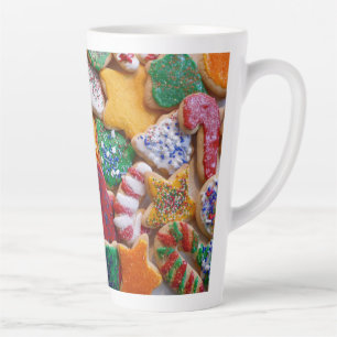 Tasse Latte Pains de Noël I Pâtisserie Colorée des Fêtes