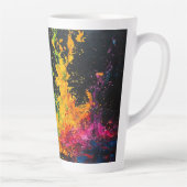 Tasse Latte Paint coloré (Droite)