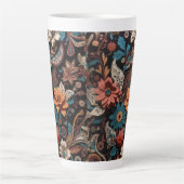 Tasse Latte Paisley Floral (Devant)