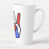 Tasse Latte Paix à l'Amérique ! (Droite)