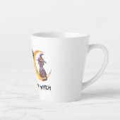 Tasse Latte Paix, Amour, Sorcière (Droite)